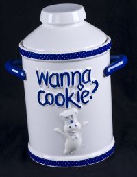 Pillsbury Doughboy WANNA COOKIE? Promo Cookie Jar
